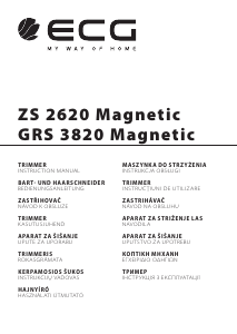 Manual ECG ZS 2620 Magnetic Beard Trimmer