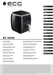 Instrukcja ECG AF 6000 Frytkownica