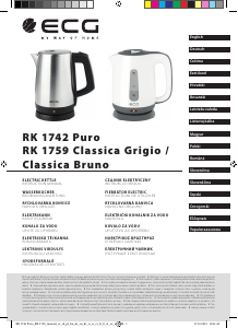 Manuál ECG RK 1759 Classica Grigio Konvice