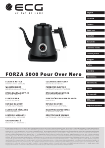 Εγχειρίδιο ECG Forza 5000 Pour over Nero Βραστήρας