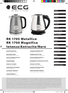 Manual ECG RK 1705 Metallico Kettle