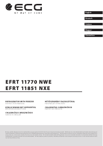 Manual ECG EFRT 11770 NWE Refrigerator