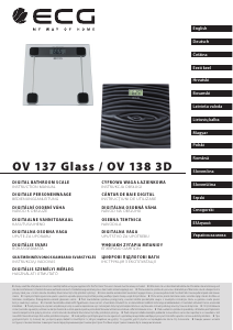 Priročnik ECG OV 137 Glass Tehtnica