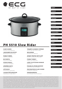 Manuál ECG PH 5510 Slow Rider Hrnec pro pomalé vaření