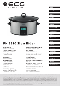 Bedienungsanleitung ECG PH 5510 Slow Rider Slow cooker