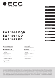 Handleiding ECG EWF 1064 DD Wasmachine