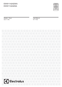 Handleiding Electrolux EWW1142ADWA Was-droog combinatie