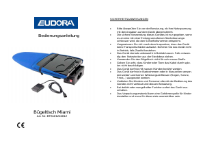 Bedienungsanleitung Eudora Miami Bügeltisch