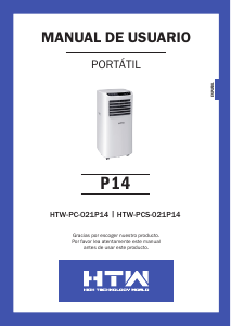 Manual de uso HTW HTW-PC-021P14 Aire acondicionado
