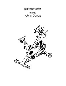 Käyttöohje Casall 91022 Kuntopyörä
