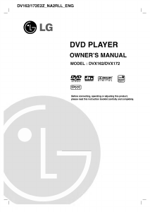 Handleiding LG DVX162 DVD speler