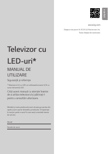 Manual LG 43UR78003LK Televizor LED