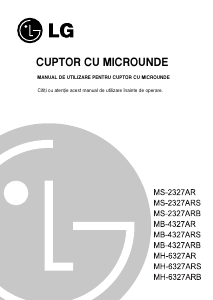 Manual LG MH-4327AR Cuptor cu microunde