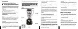 Manual Mondial L-550-W Liquidificadora