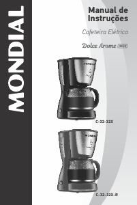 Manual Mondial C-32-32X-R Máquina de café