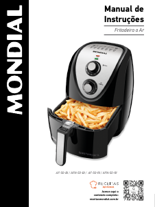 Manual Mondial AFN-50-Ri Fritadeira