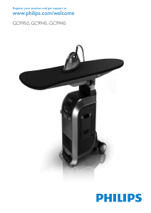 Manual Philips GC9945 WardrobeCare Ironing System