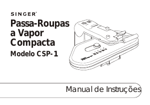 Manual Singer CSP-1 Sistema de engomar