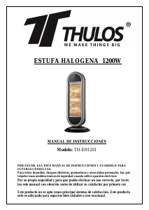 Manual de uso Thulos TH-EH1201 Calefactor