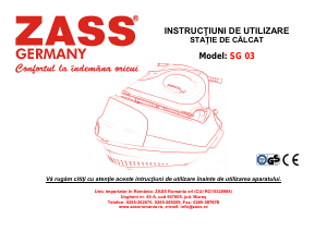 Manual Zass SG 03 Fier de călcat