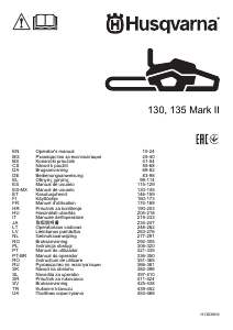 Manuale Husqvarna 135 Mark II Motosega