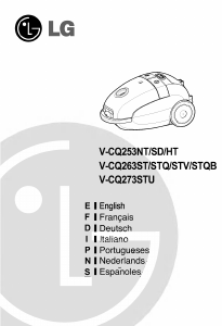 Manual LG V-CQ273STU Vacuum Cleaner