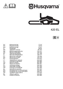 Kasutusjuhend Husqvarna 420EL Kettsaag