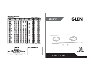 Manual Glen CT 1020 GT JU BB Hob