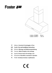 Instrukcja Foster 2538 091 Okap kuchenny