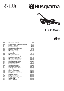 Manuale Husqvarna LC 353AWD Rasaerba