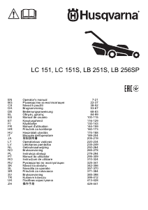 Manual Husqvarna LB 256SP Corta-relvas