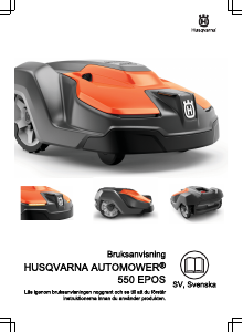 Bruksanvisning Husqvarna Automower 550 EPOS Gräsklippare