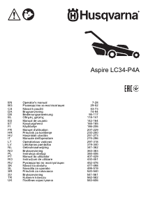 Εγχειρίδιο Husqvarna Aspire LC34-P4A Μηχανή του γκαζόν