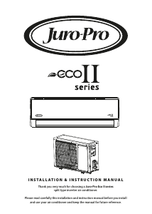 Handleiding Juro-Pro Airflow Eco II 9K Airconditioner