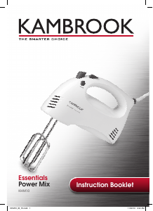 Handleiding Kambrook KHM10WHT Handmixer