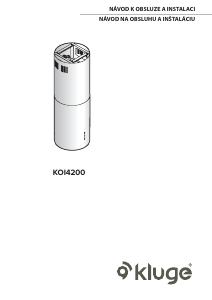 Manuál Kluge KOI4200BL Odsavač par