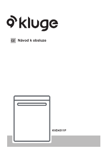 Manuál Kluge KVD4511P Myčka na nádobí
