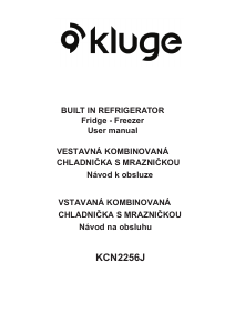 Návod Kluge KCN2256J Chladnička s mrazničkou