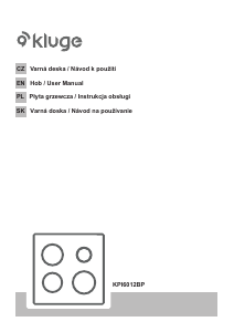 Instrukcja Kluge KPI6012BP Płyta do zabudowy