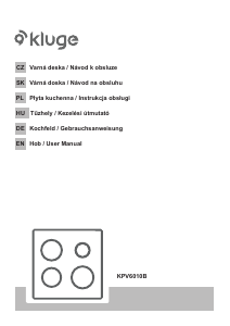 Manual Kluge KPV6010B Hob