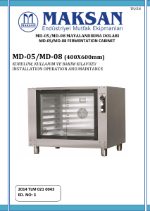 Handleiding Maksan MD-08 Oven