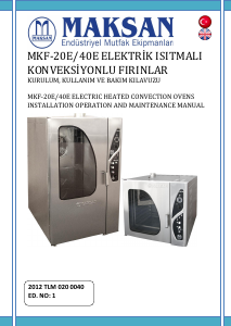 Handleiding Maksan MKF-20E Oven