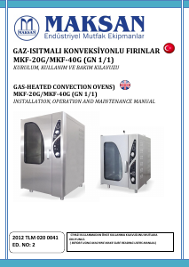 Manual Maksan MKF-40G Oven