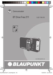 Handleiding Blaupunkt BT Drive Free 211 Carkit