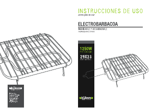 Manual de uso Küken 33488 Parrilla de mesa