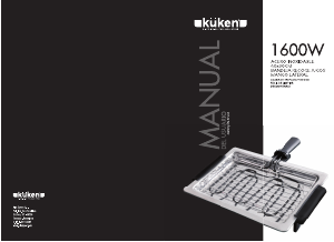 Manual Küken 33551 Grelhador de mesa