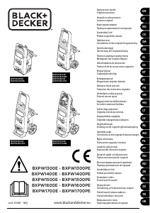 Manuale Black and Decker BXPW1400PE Idropulitrice