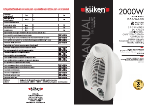 Manual de uso Küken 33445 Calefactor