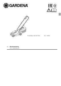 Handleiding Gardena PowerMax 30/18V P4A Grasmaaier