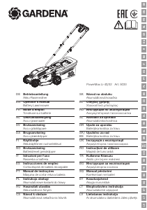 Bruksanvisning Gardena PowerMax Li-40/32 Gräsklippare